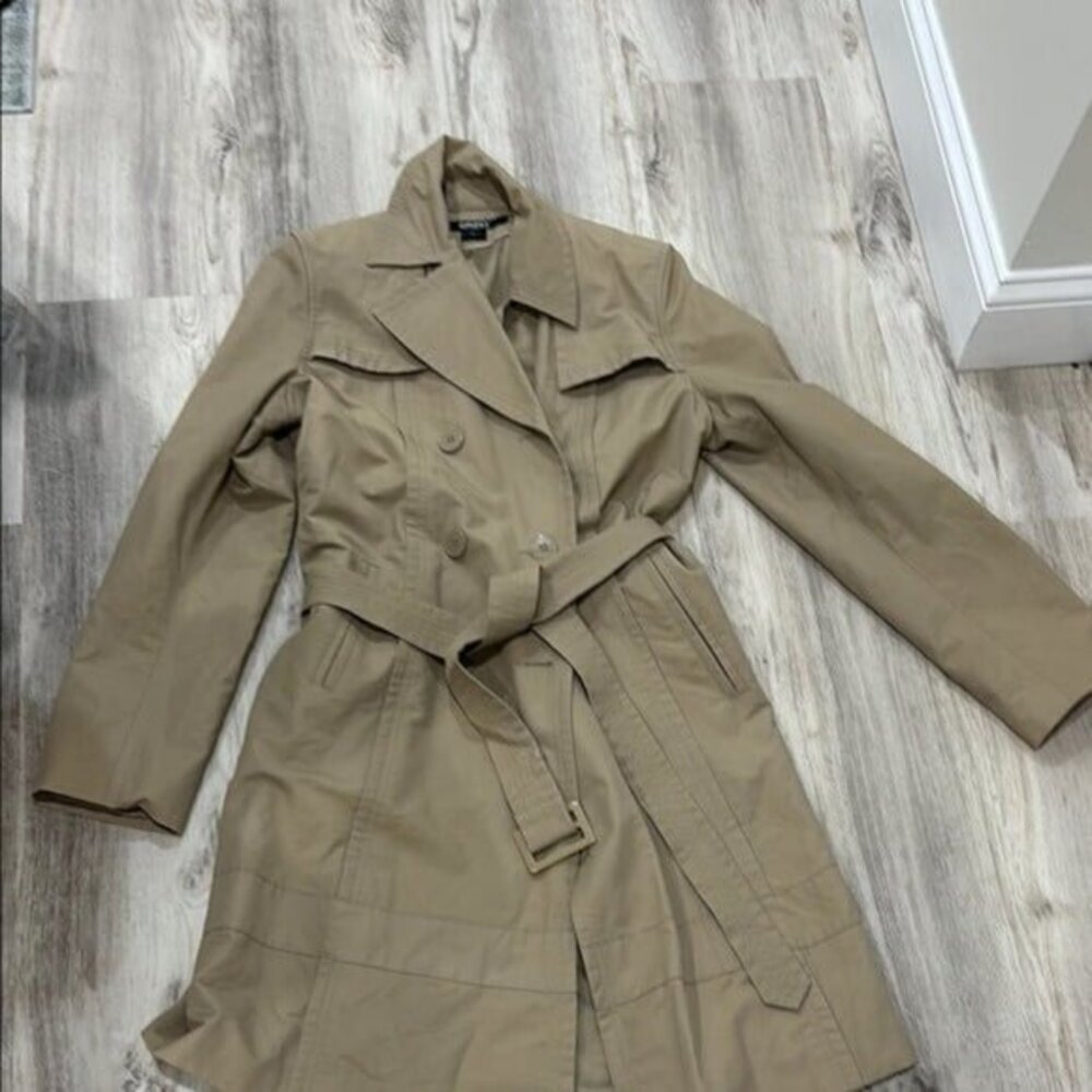 DKNY Tan Trench Coat